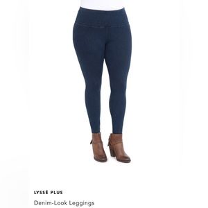 LYSSÉ PLUS
Denim-Look Leggings 1X